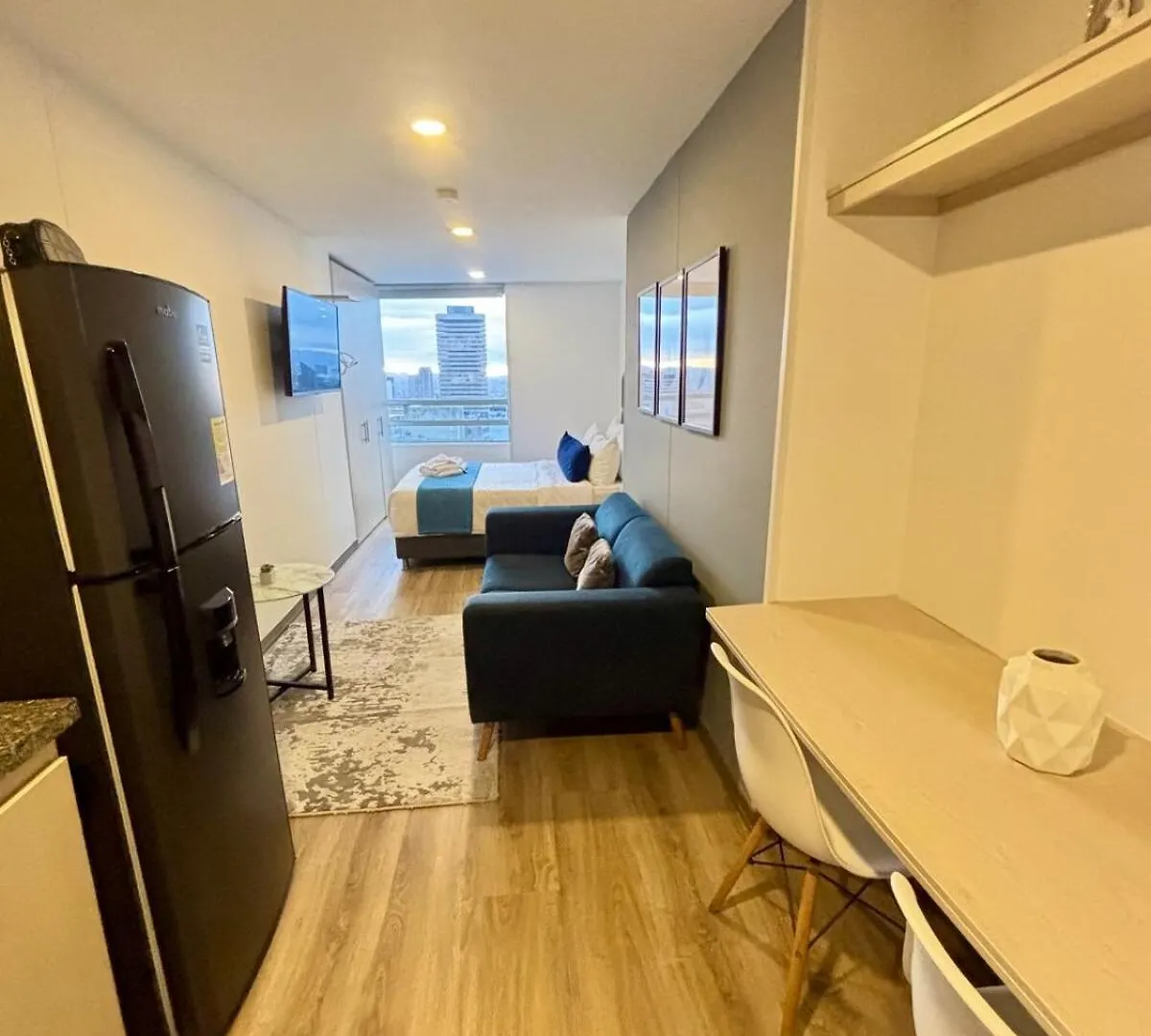 Loft Con Escritorio, Vista Y Gran Ubicacion Bogota Apartment