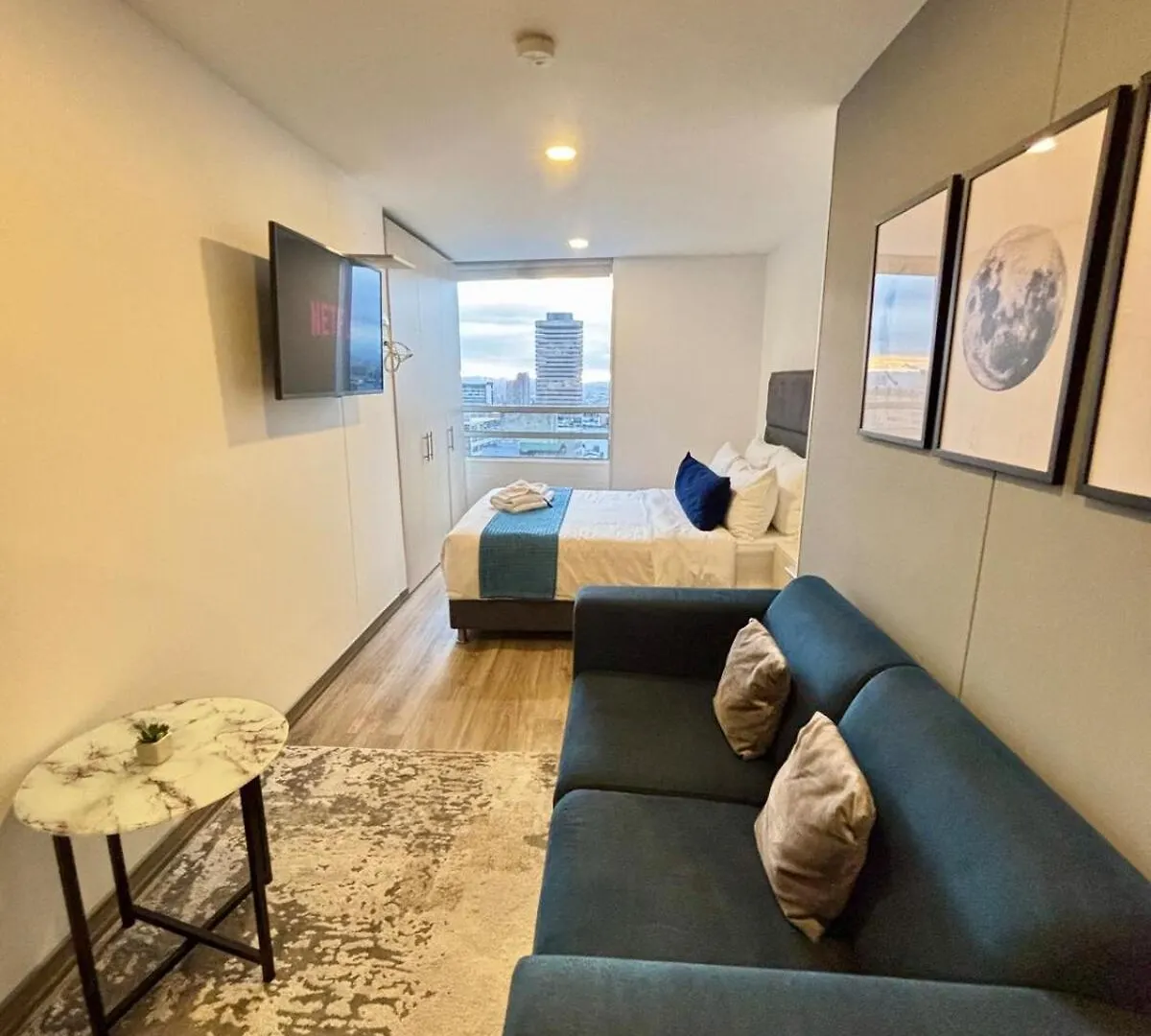 Loft Con Escritorio, Vista Y Gran Ubicacion Bogota Apartment